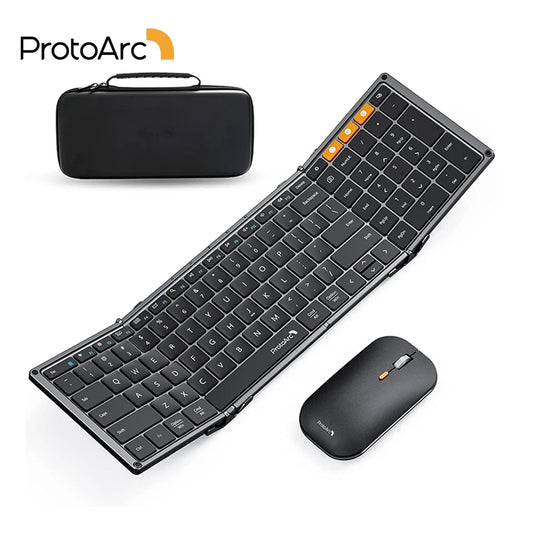 Foldable Mouse and Keyboard Folding Bluetooth Wireless Mice Keyboards for Business Travel Laptop Iphone Ipad Tablets PC