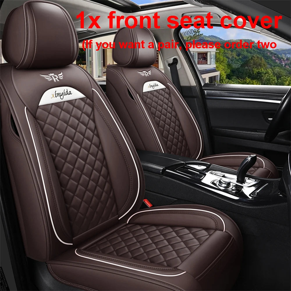 Leather Car Seat Cover Sets for Renault Megane Duster Captur Clio Laguna Kadjar Scenic Koleos Fluence Auto Interior Accessories