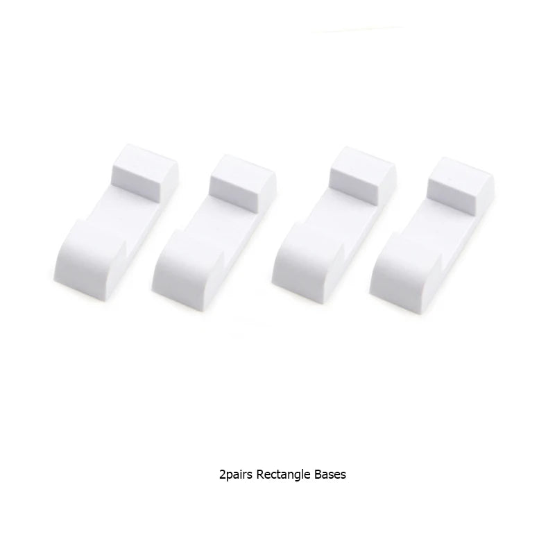 PE Film Jewelry Storage Box 3D Packaging Case Gemstone Free Stand Floating Frame Membrane Ring Earrings Necklace Display Holder