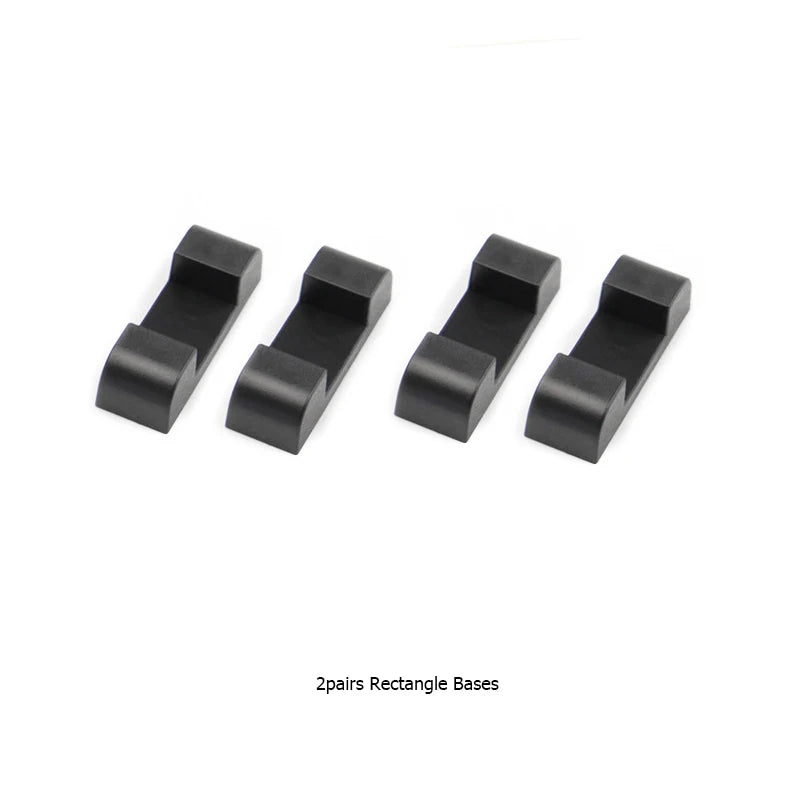 PE Film Jewelry Storage Box 3D Packaging Case Gemstone Free Stand Floating Frame Membrane Ring Earrings Necklace Display Holder