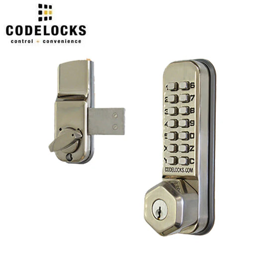 - CL200 - Mechanical Lock - Light Duty - Dual Backset Deadlatch 2 3/4" - 2 3/8" - Surface Deadbolt - Key Override - Optional Finish - Fire Rated - Grade 2