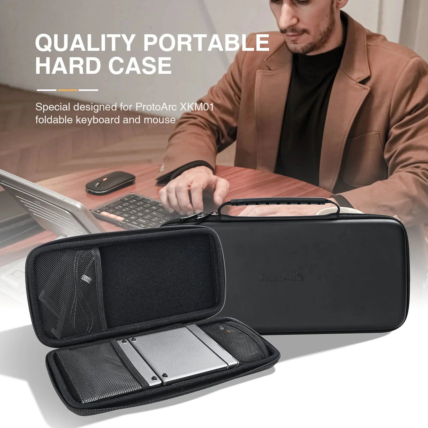 Foldable Mouse and Keyboard Folding Bluetooth Wireless Mice Keyboards for Business Travel Laptop Iphone Ipad Tablets PC