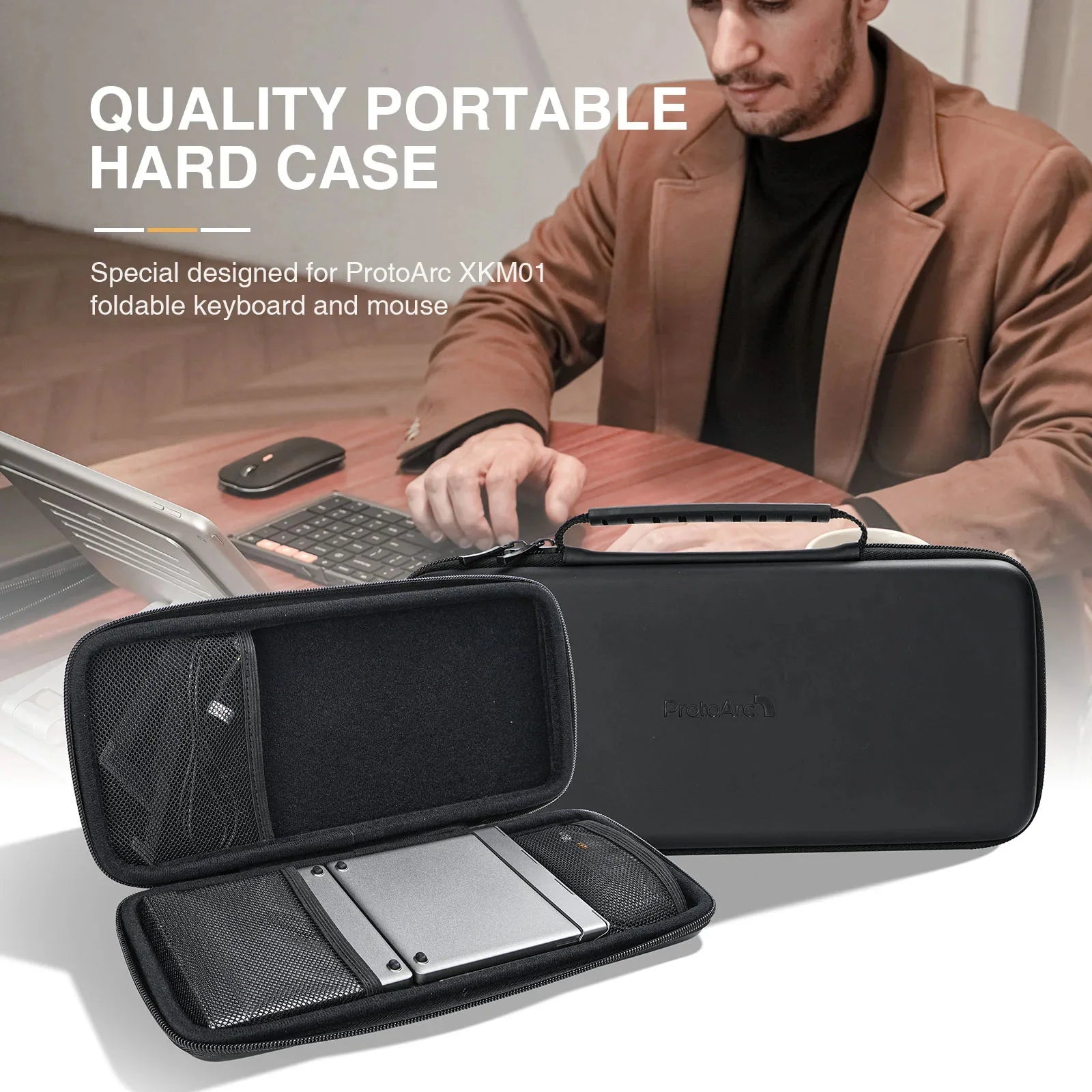 Foldable Mouse and Keyboard Folding Bluetooth Wireless Mice Keyboards for Business Travel Laptop Iphone Ipad Tablets PC
