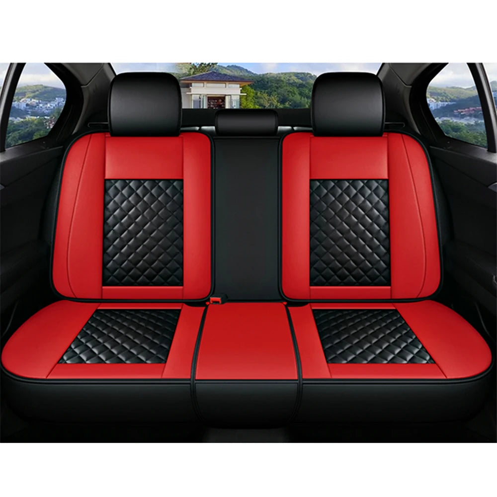 Leather Car Seat Cover Sets for Renault Megane Duster Captur Clio Laguna Kadjar Scenic Koleos Fluence Auto Interior Accessories