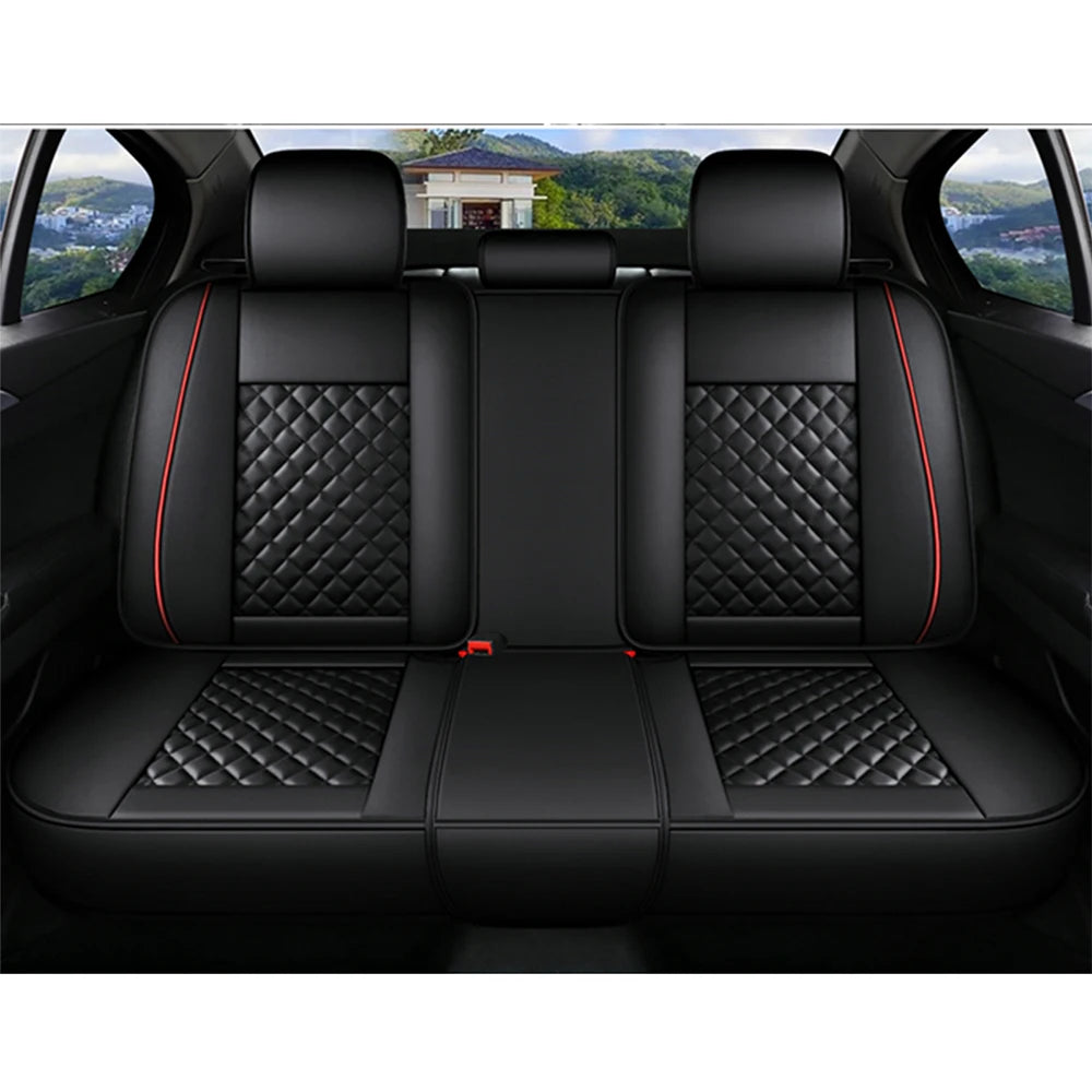Leather Car Seat Cover Sets for Renault Megane Duster Captur Clio Laguna Kadjar Scenic Koleos Fluence Auto Interior Accessories