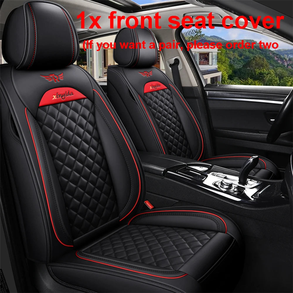 Leather Car Seat Cover Sets for Renault Megane Duster Captur Clio Laguna Kadjar Scenic Koleos Fluence Auto Interior Accessories