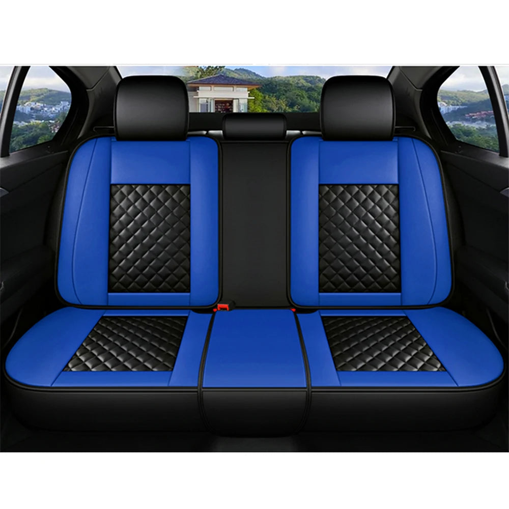 Leather Car Seat Cover Sets for Renault Megane Duster Captur Clio Laguna Kadjar Scenic Koleos Fluence Auto Interior Accessories