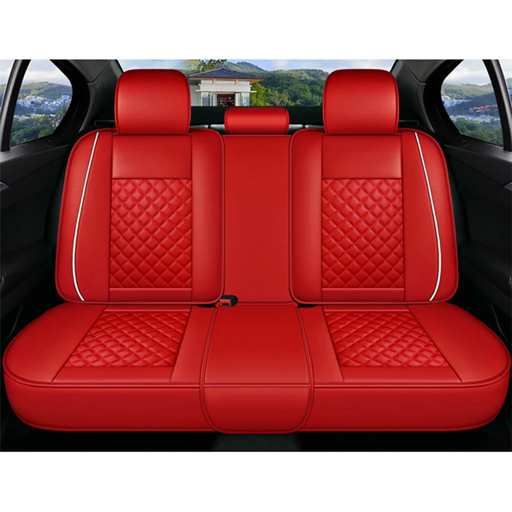 Leather Car Seat Cover Sets for Renault Megane Duster Captur Clio Laguna Kadjar Scenic Koleos Fluence Auto Interior Accessories