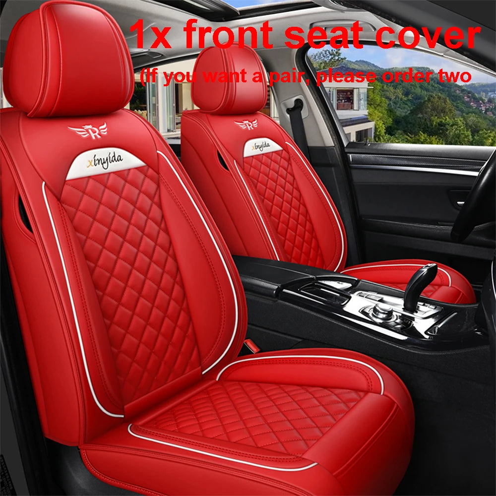 Leather Car Seat Cover Sets for Renault Megane Duster Captur Clio Laguna Kadjar Scenic Koleos Fluence Auto Interior Accessories