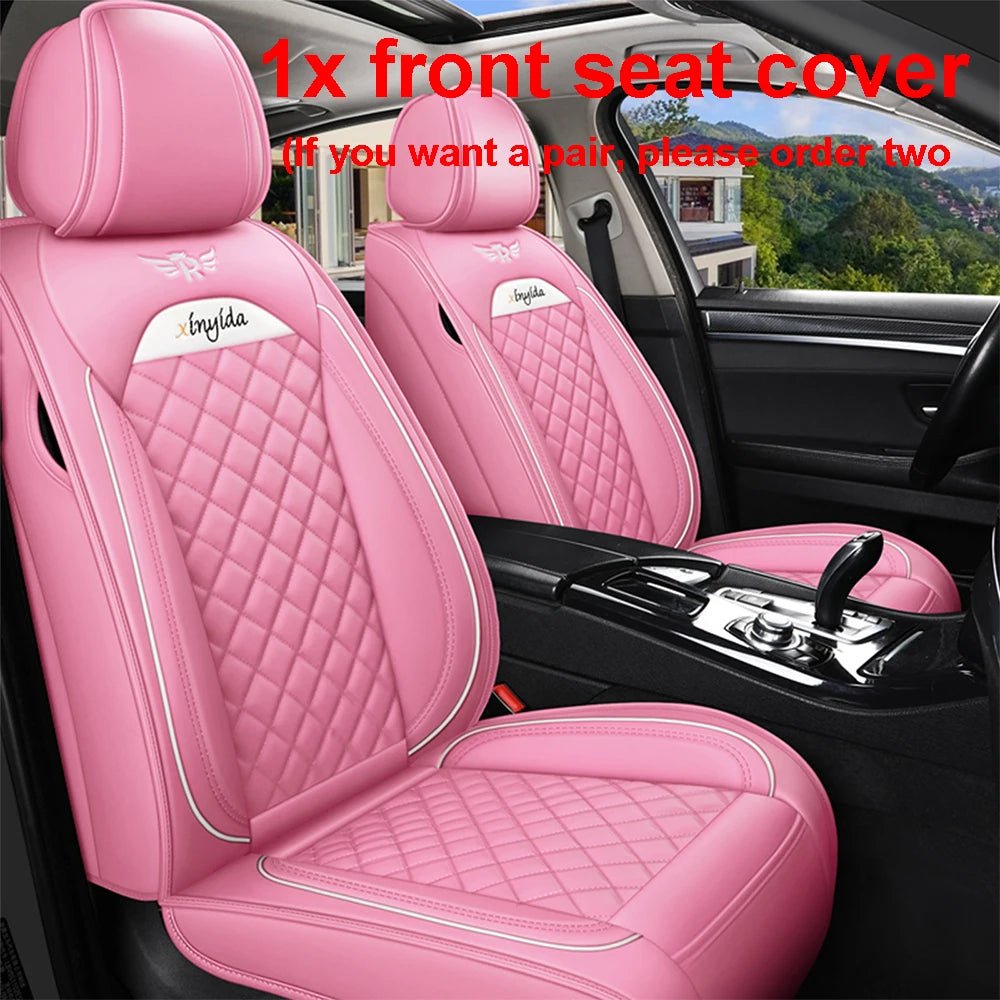 Leather Car Seat Cover Sets for Renault Megane Duster Captur Clio Laguna Kadjar Scenic Koleos Fluence Auto Interior Accessories