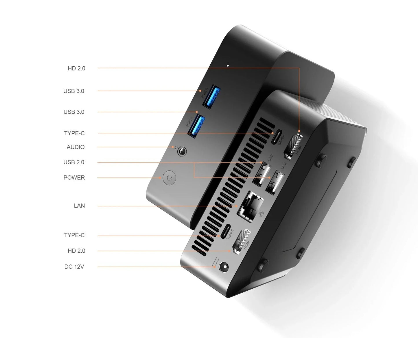 Mini PC Computer Windows 11 Intel Core I9 8950HK 16GB DDR4 512GB 1TB SSD PC Gamer Dual WIFI 6 BT5.2 4K Mini Gaming Pc Desktop