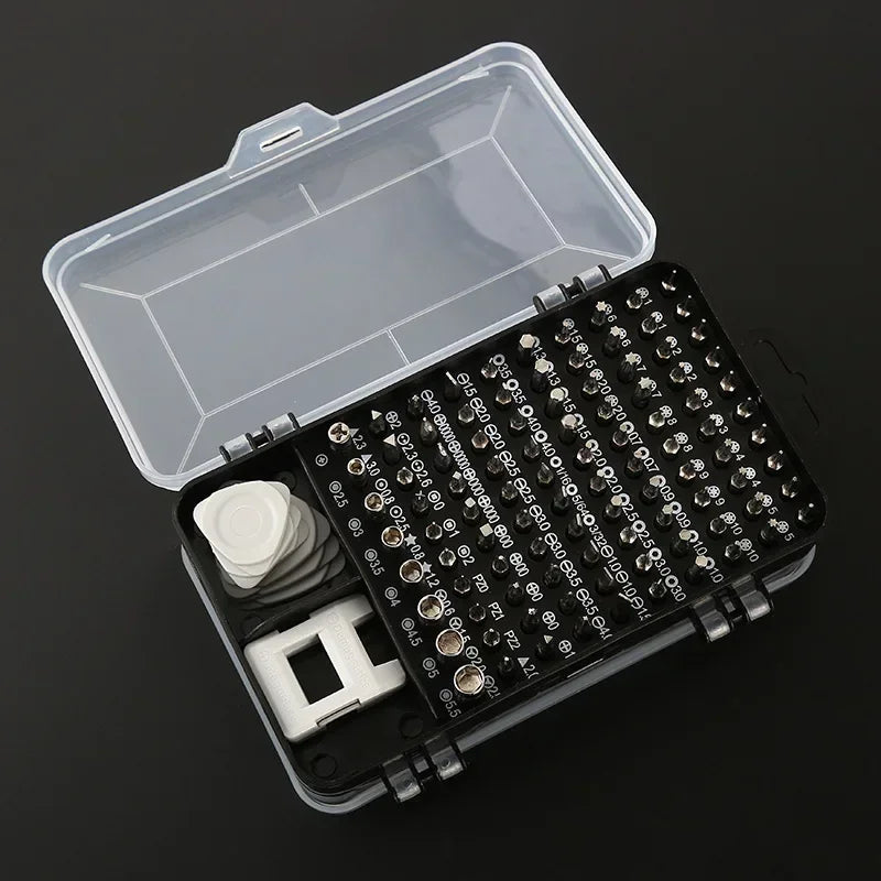 115 in 1 Multifunctional Precision Magnetic Screwdriver Set Computer PC Mobile Phone Equipment Repair Screwdrive Kit Hand Tools